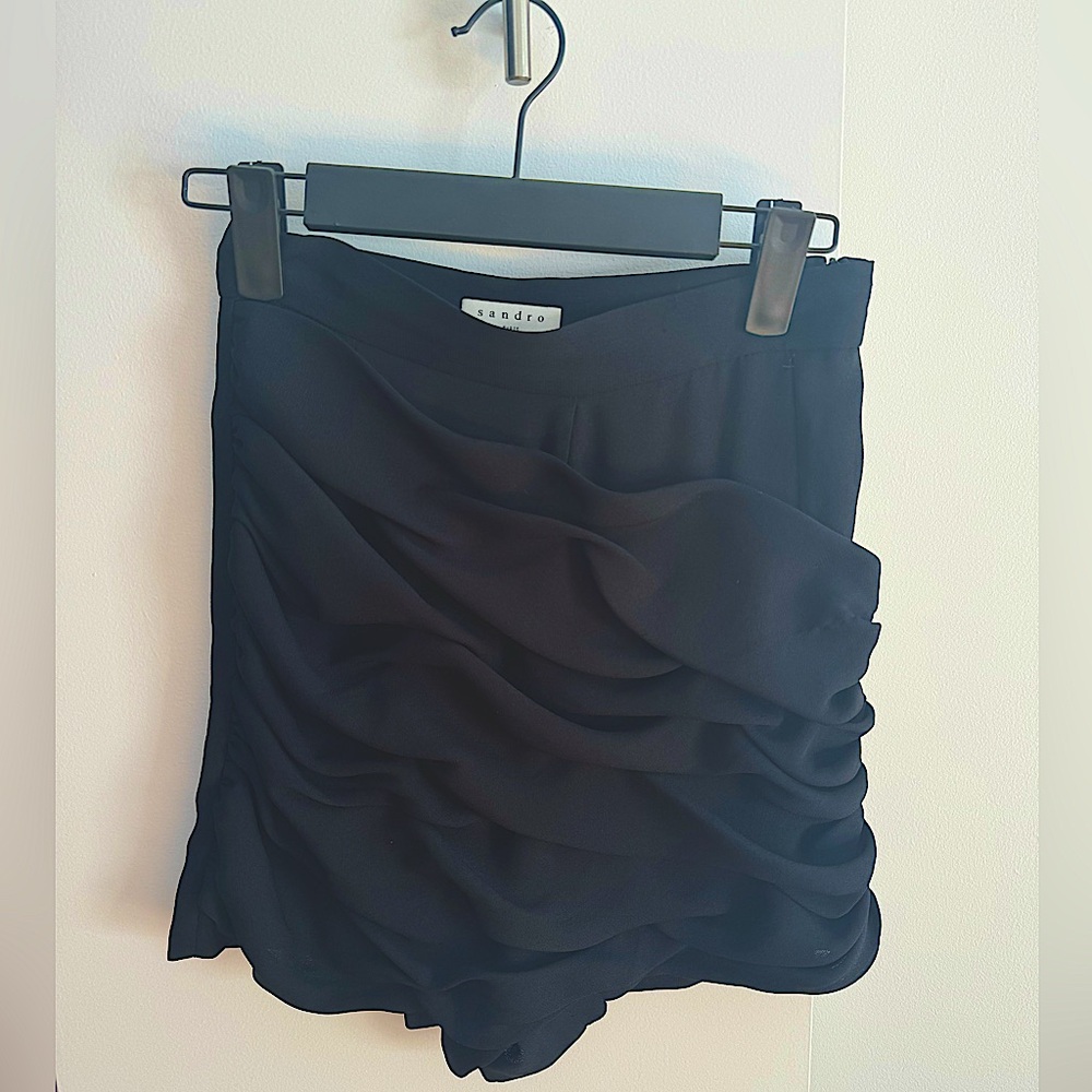 Sandro black skort